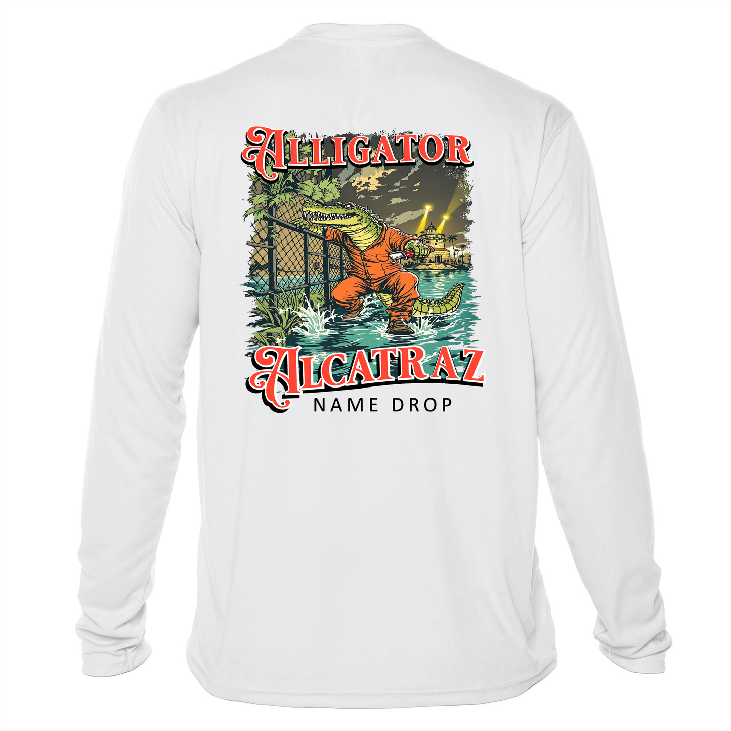Alligator Alcatraz - UPF50 Sun Protection Dryfit Shirt