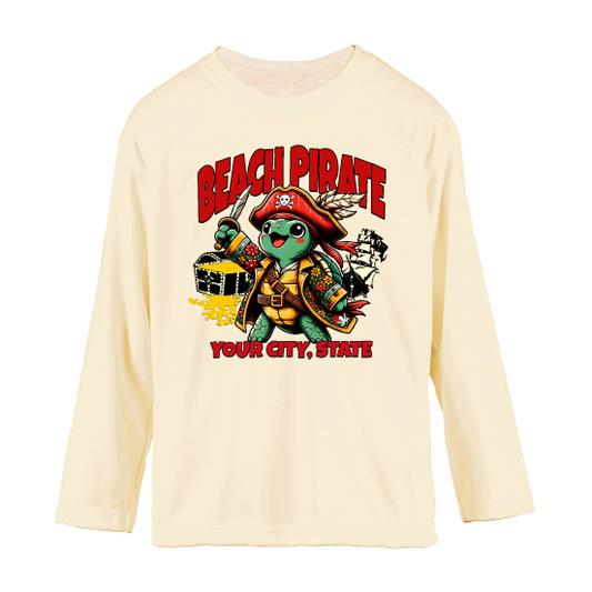 Toddler Beach Pirate - UPF50 Sun Protection Beach Shirt