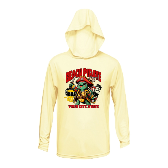 Toddler Beach Pirate - UPF50 Sun Protection Beach Shirt