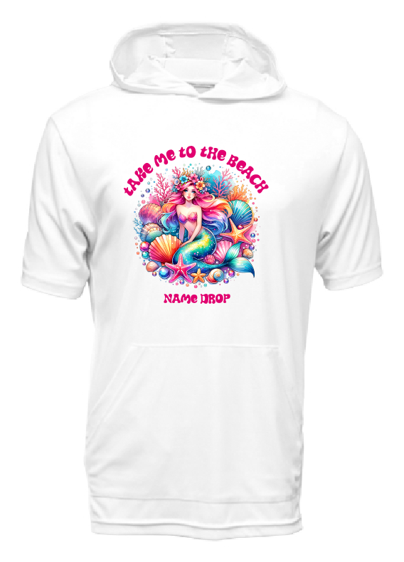 Toddler Beach Mermaid - UPF50 Sun Protection Shirt
