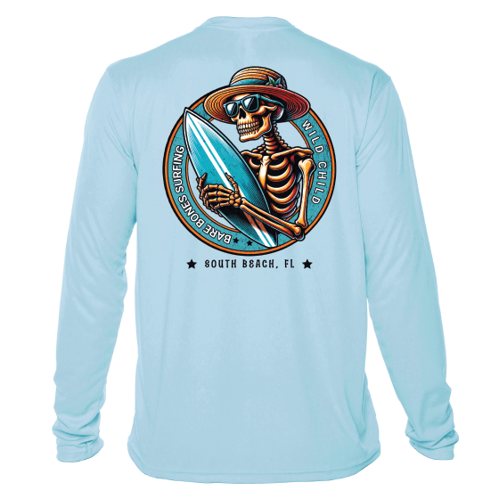 Kids Bone Surfer - UPF50 Sun Protection Shirt