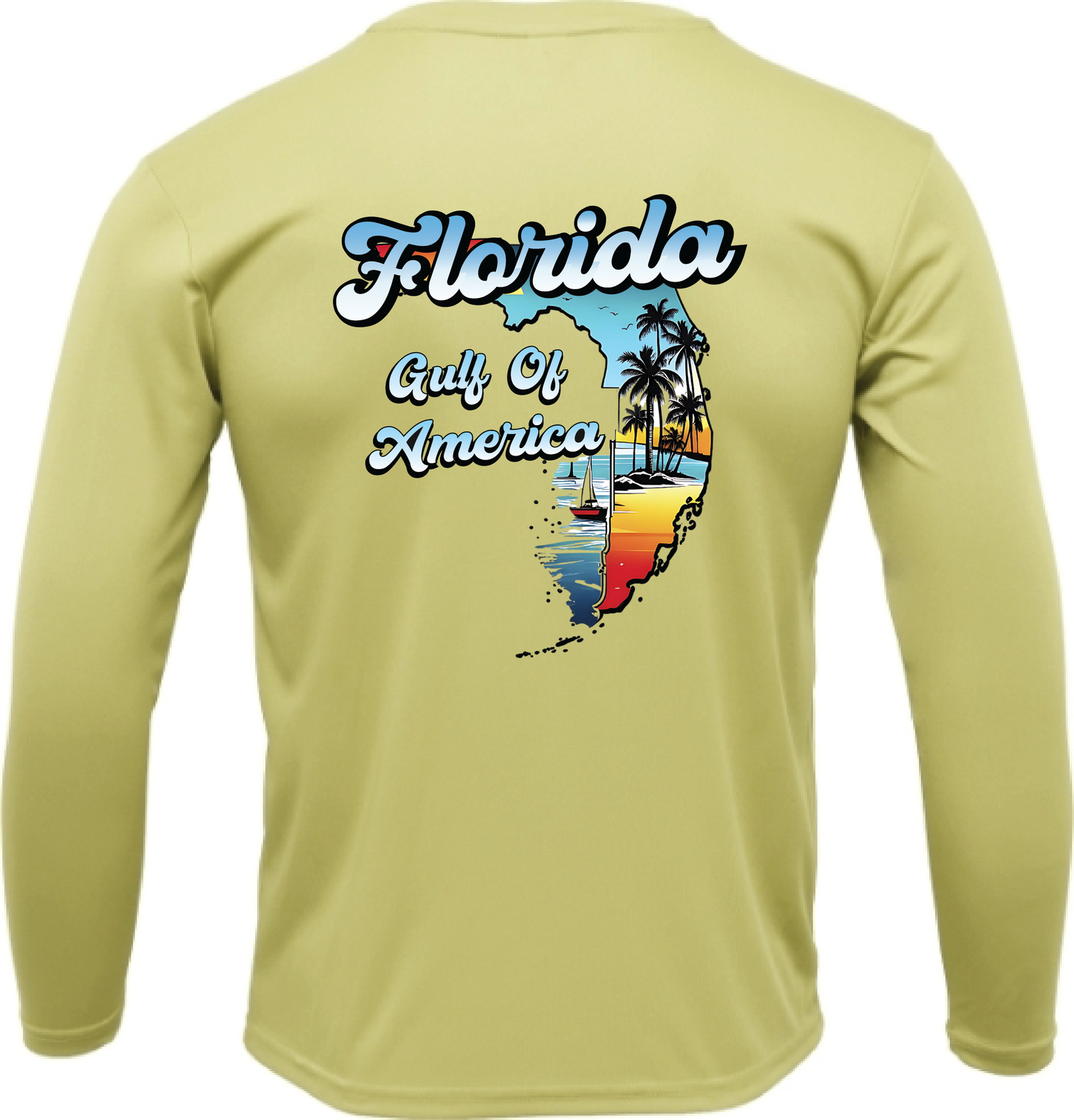 Gulf of America Palm - UPF50 Sun Protection Dryfit Shirt