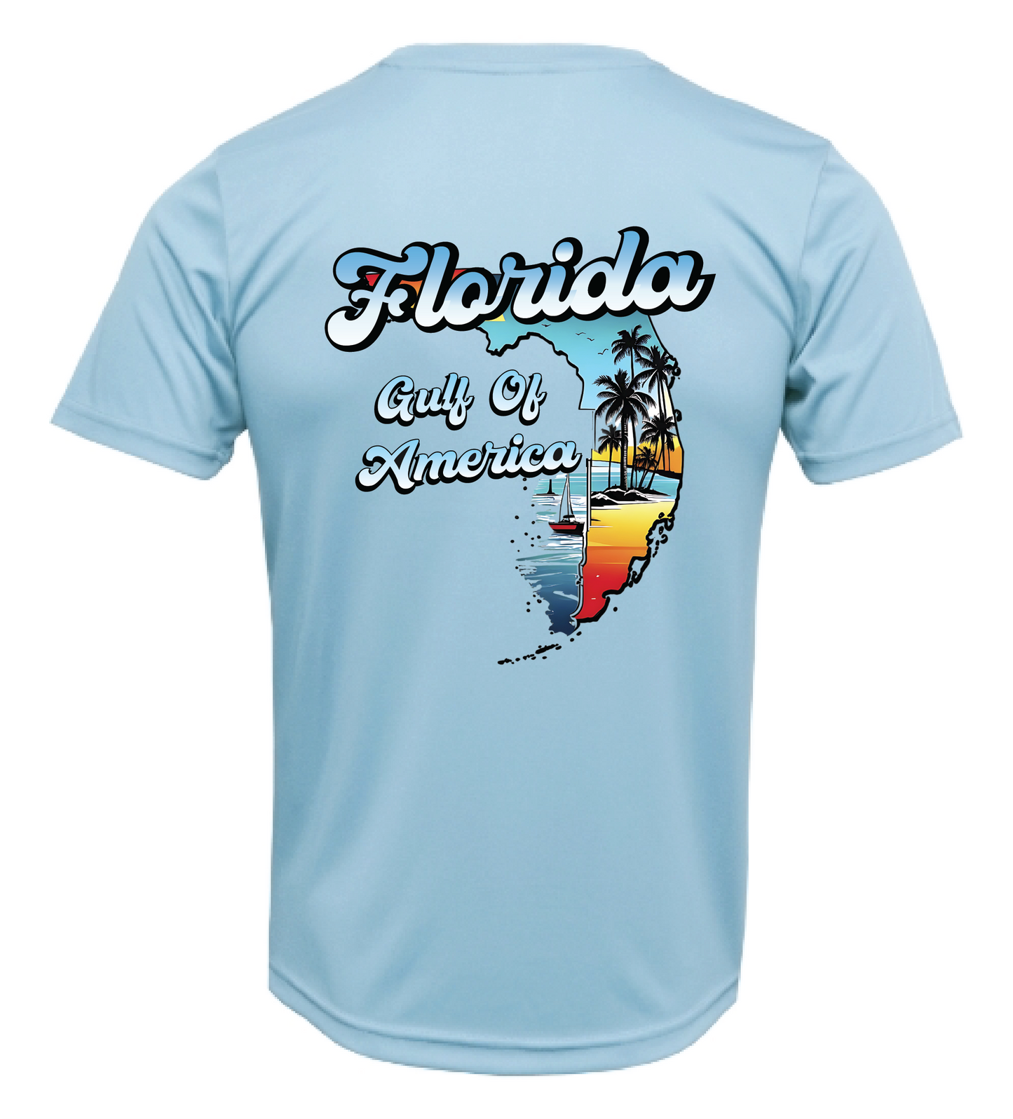 Gulf of America Palm - UPF50 Sun Protection Dryfit Shirt