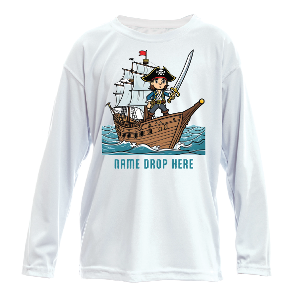 Toddler Lil Pirate - UPF50 Sun Protection Shirt