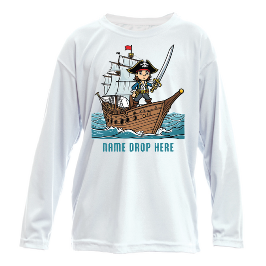 Toddler Lil Pirate - UPF50 Sun Protection Shirt