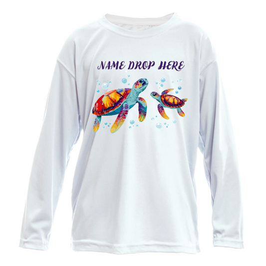 Toddler Sea Turtle - UPF50 Sun Protection Beach Shirt