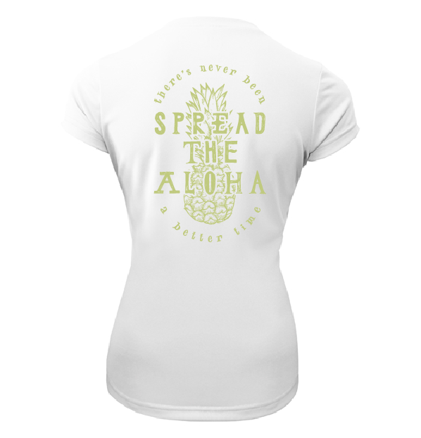 Spread Aloha - Women UPF50 Sun Protection Graphic Tee