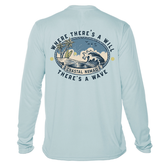 Will and a Wave - Men UPF50 Sun Protection Graphic Tee