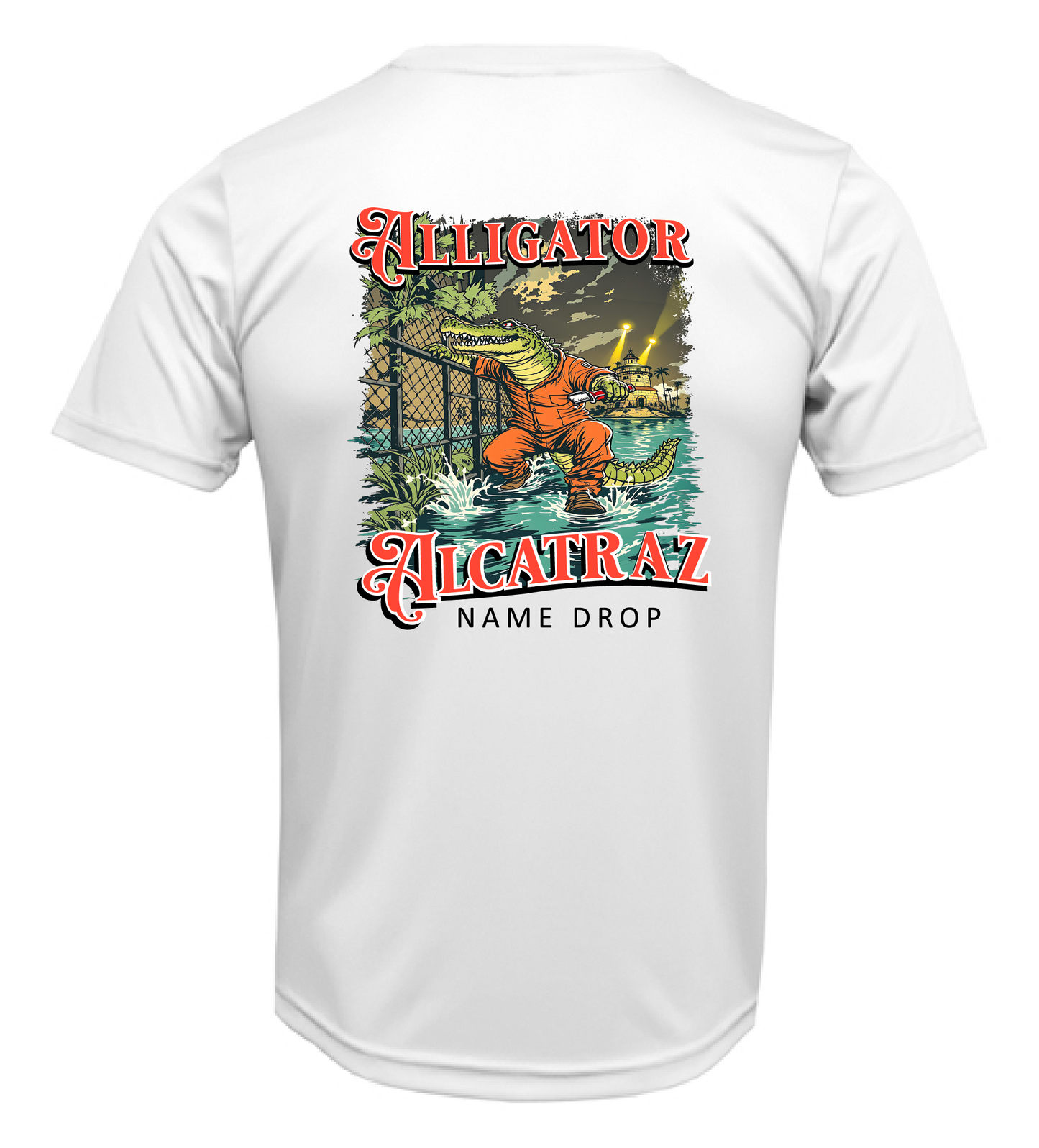 Alligator Alcatraz - UPF50 Sun Protection Dryfit Shirt