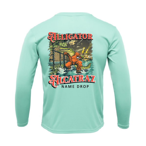 Alligator Alcatraz - UPF50 Sun Protection Dryfit Shirt
