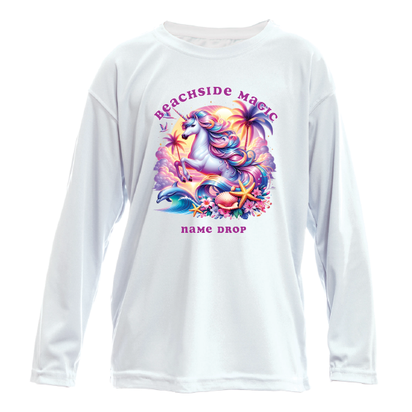 Toddler Beachside Magic - UPF50 Sun Protection Shirt