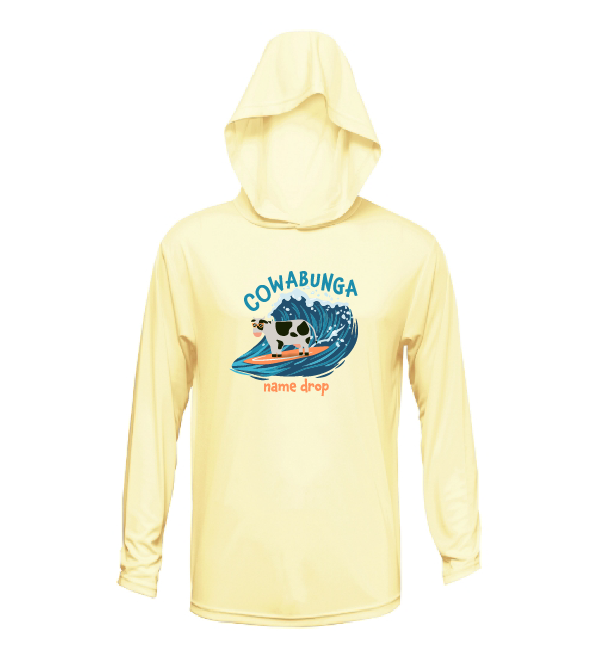 Toddler Cowabunga Toddler Shirt - UPF50 Sun Protection Shirt