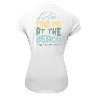 Find Me at the Beach - Women's UPF50 Sun Protection Shirt