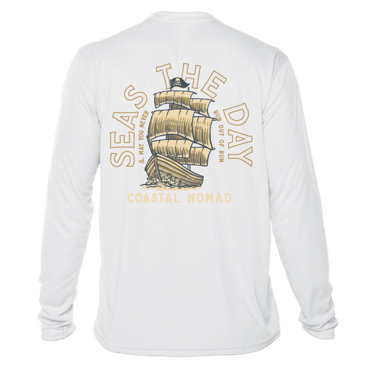 Seas the Day - Men UPF50 Sun Protection Graphic Tee