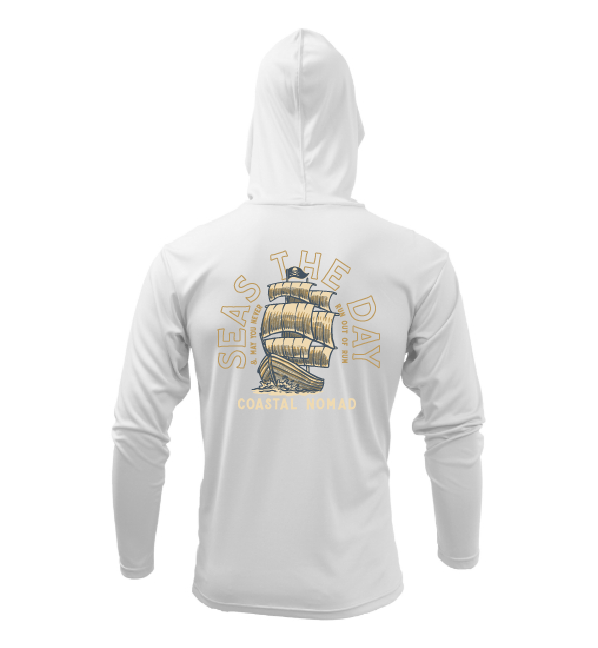 Seas the Day - Men UPF50 Sun Protection Graphic Tee