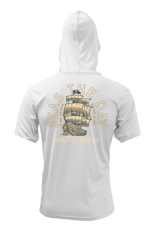Seas the Day - Men UPF50 Sun Protection Graphic Tee