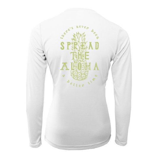 Spread Aloha - Women UPF50 Sun Protection Graphic Tee