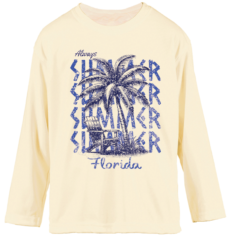 Kids Always Summer - UPF50 Sun Protection Beach Shirt