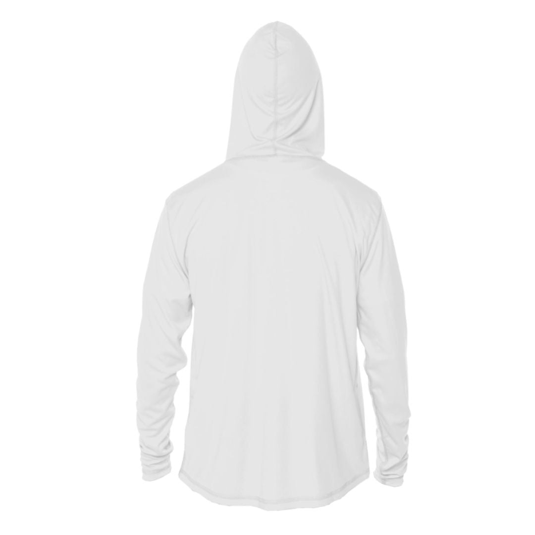Blank UV Hoodie - Kids Long-Sleeve UPF50 Hooded Sun Shirt