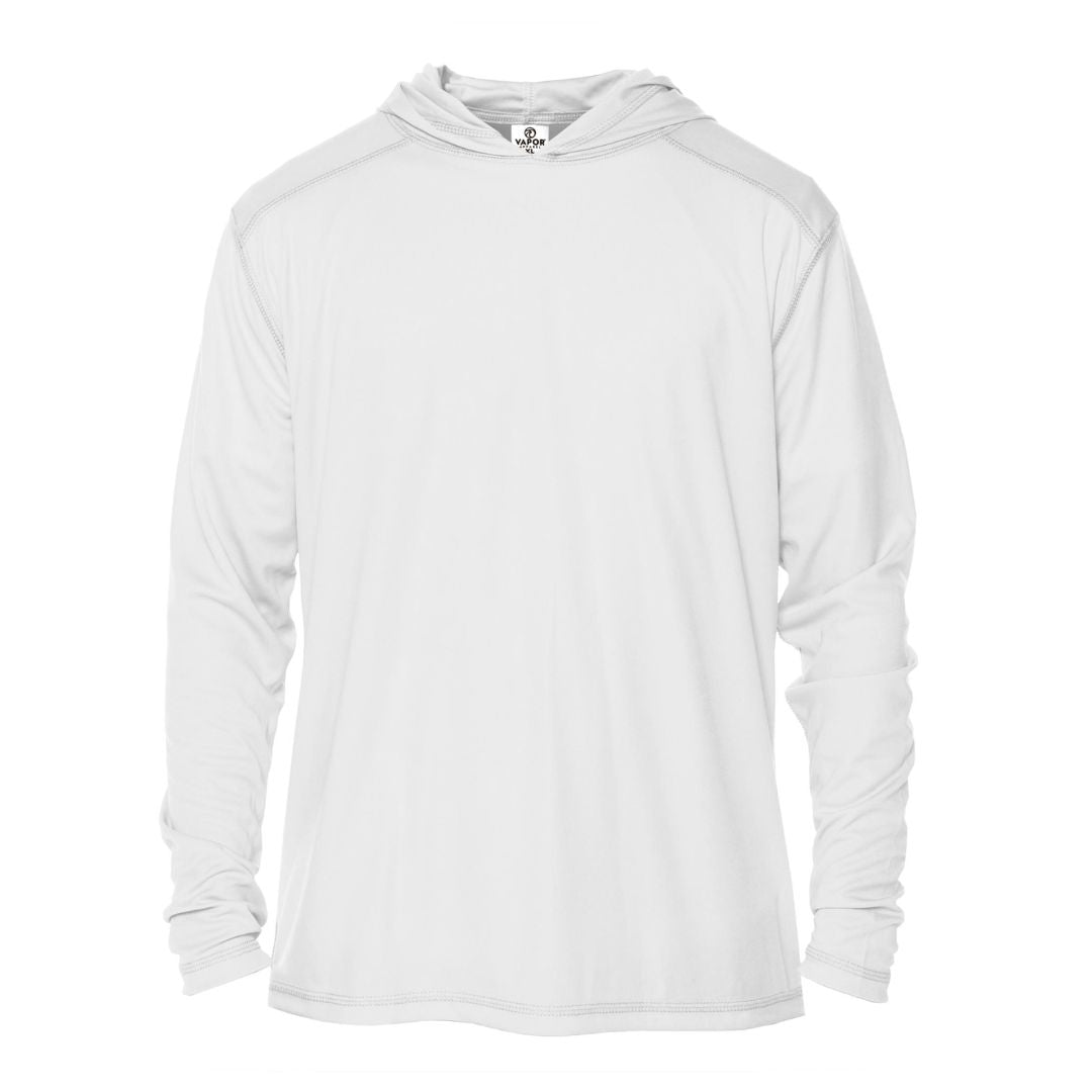 Blank UV Hoodie - Kids Long-Sleeve UPF50 Hooded Sun Shirt