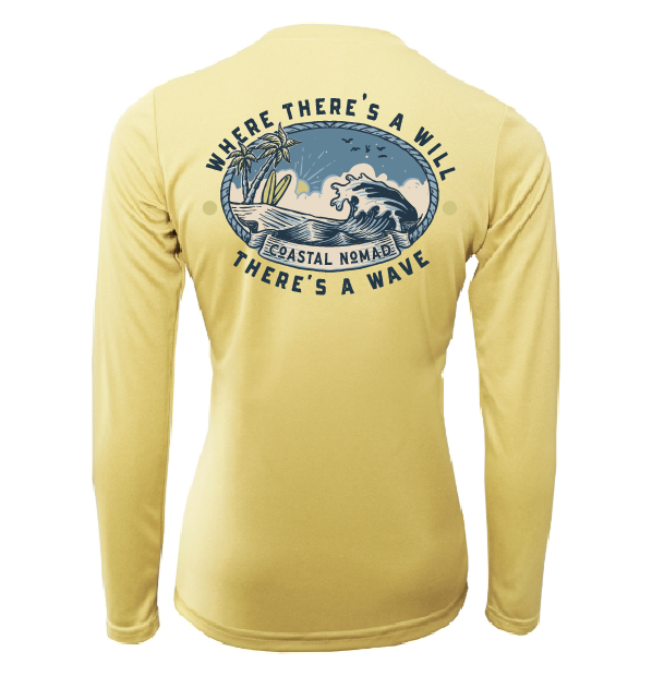 Will and a Wave - Women UPF50 Sun Protection Graphic Tee