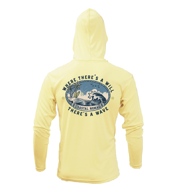 Will and a Wave - Men UPF50 Sun Protection Graphic Tee