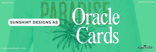 Sun Shirt Designs as Oracle Cards: Sunshine Hammock Beach Scene