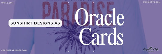 Shark Sun Shirts: Graphic Designs as Oracle Cards