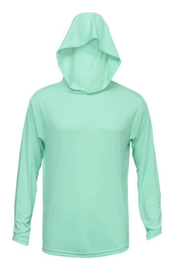 Custom UV Hoodie - Adult UPF50 Hooded Shirt with Custom Printing