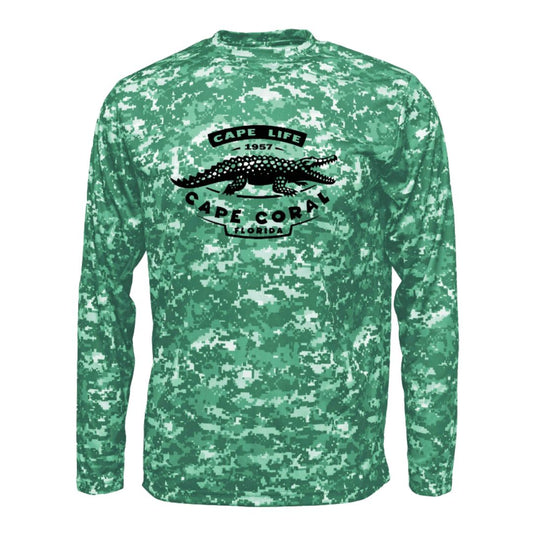Kids Cape Gator UPF50 Sun Protection Shirt - Alligator Sun Shirt