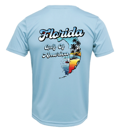 Gulf of America Palm - UPF50 Sun Protection Dryfit Shirt