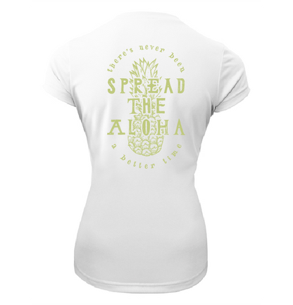 Spread Aloha - Women UPF50 Sun Protection Graphic Tee