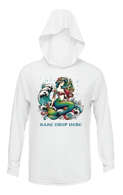 Kids Mermaid - UPF50 Sun Protection Beach Shirt