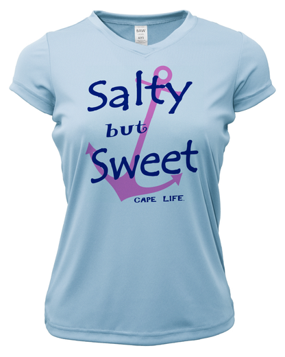 Salty But Sweet Women's Sun Shirt - UPF50 Sun Protection Graphic Tee