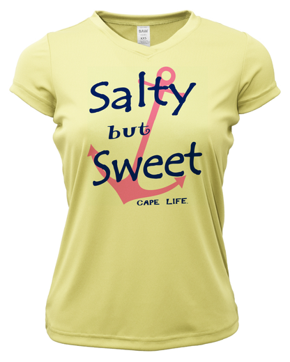 Salty But Sweet Women's Sun Shirt - UPF50 Sun Protection Graphic Tee