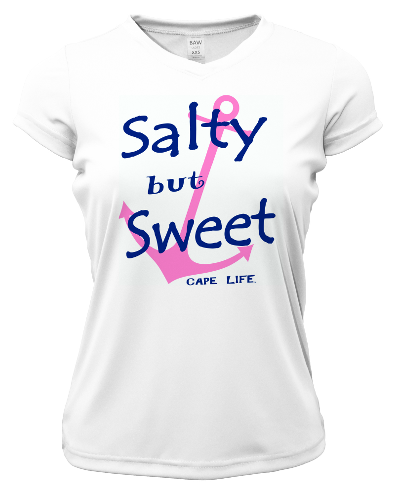 Salty But Sweet Women's Sun Shirt - UPF50 Sun Protection Graphic Tee