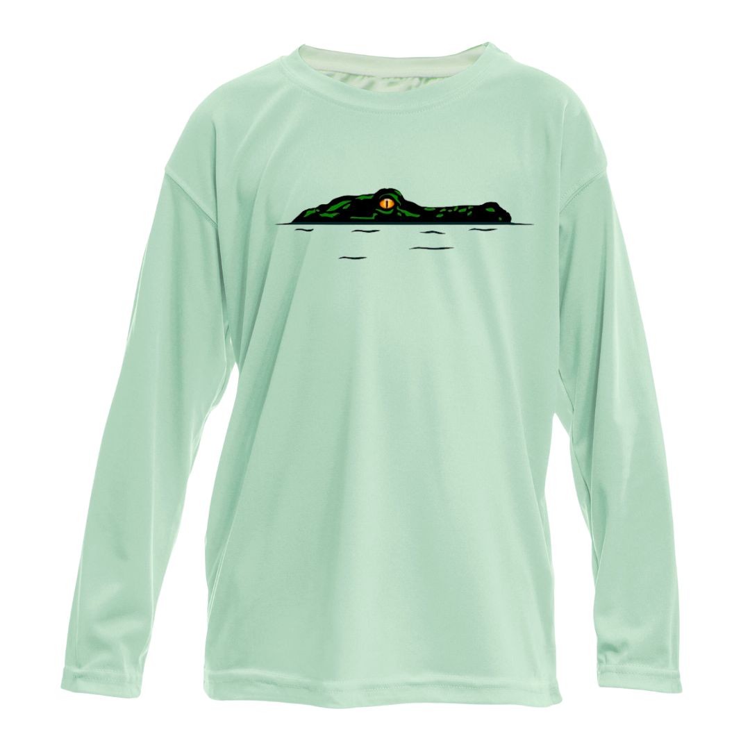 Kids Alligator Eye Sun Shirt - UPF50 Sun Protection Beach Shirt