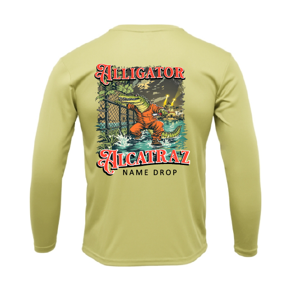 Alligator Alcatraz - UPF50 Sun Protection Dryfit Shirt