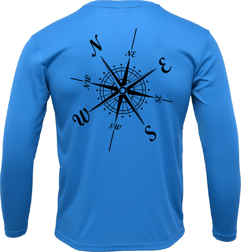 Compass Rose Sun Shirt - UPF50 Sun Protection Dryfit Shirt