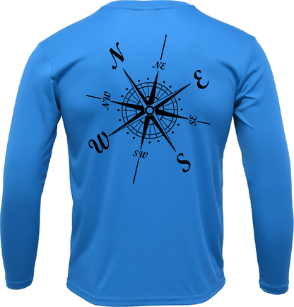 Compass Rose Sun Shirt - UPF50 Sun Protection Dryfit Shirt