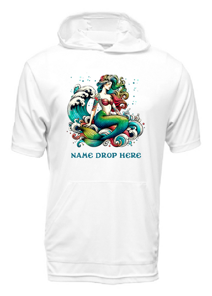Kids Mermaid - UPF50 Sun Protection Beach Shirt