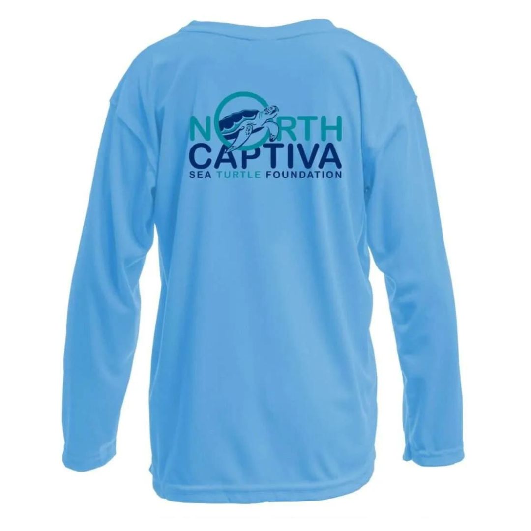 Toddler North Captiva Sea Turtle Foundation Sun Shirt - UPF50 Toddler Shirt