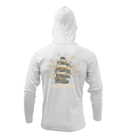 Seas the Day - Men UPF50 Sun Protection Graphic Tee
