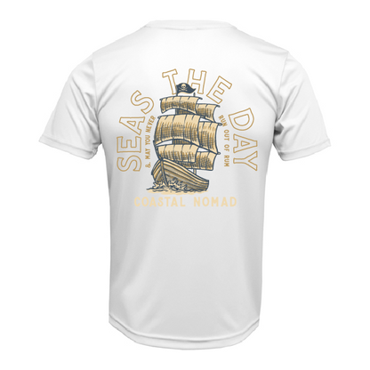 Seas the Day - Men UPF50 Sun Protection Graphic Tee