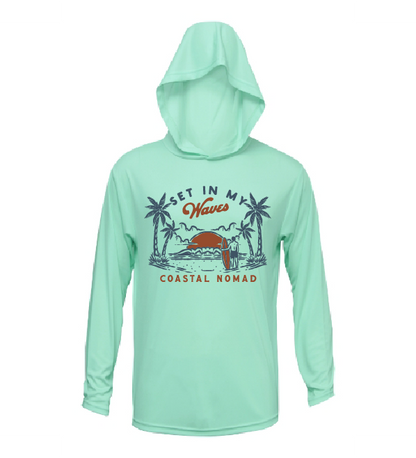 Set in my Waves - Men UPF50 Sun Protection Graphic Tee