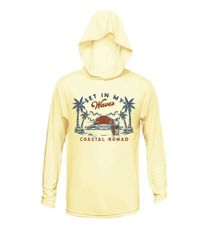 Set in my Waves - Men UPF50 Sun Protection Graphic Tee