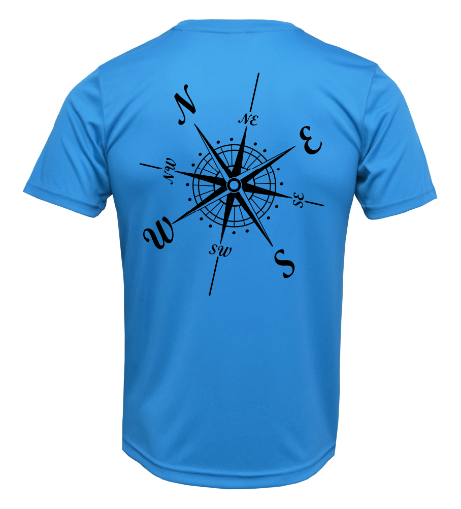 Compass Rose Sun Shirt - UPF50 Sun Protection Dryfit Shirt