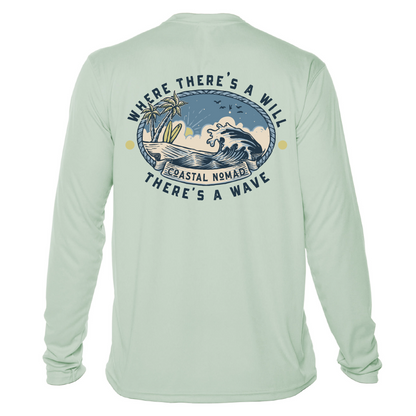 Will and a Wave - Men UPF50 Sun Protection Graphic Tee