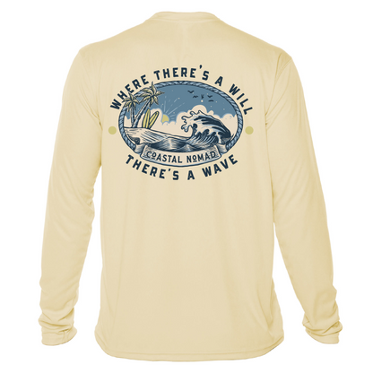 Will and a Wave - Men UPF50 Sun Protection Graphic Tee